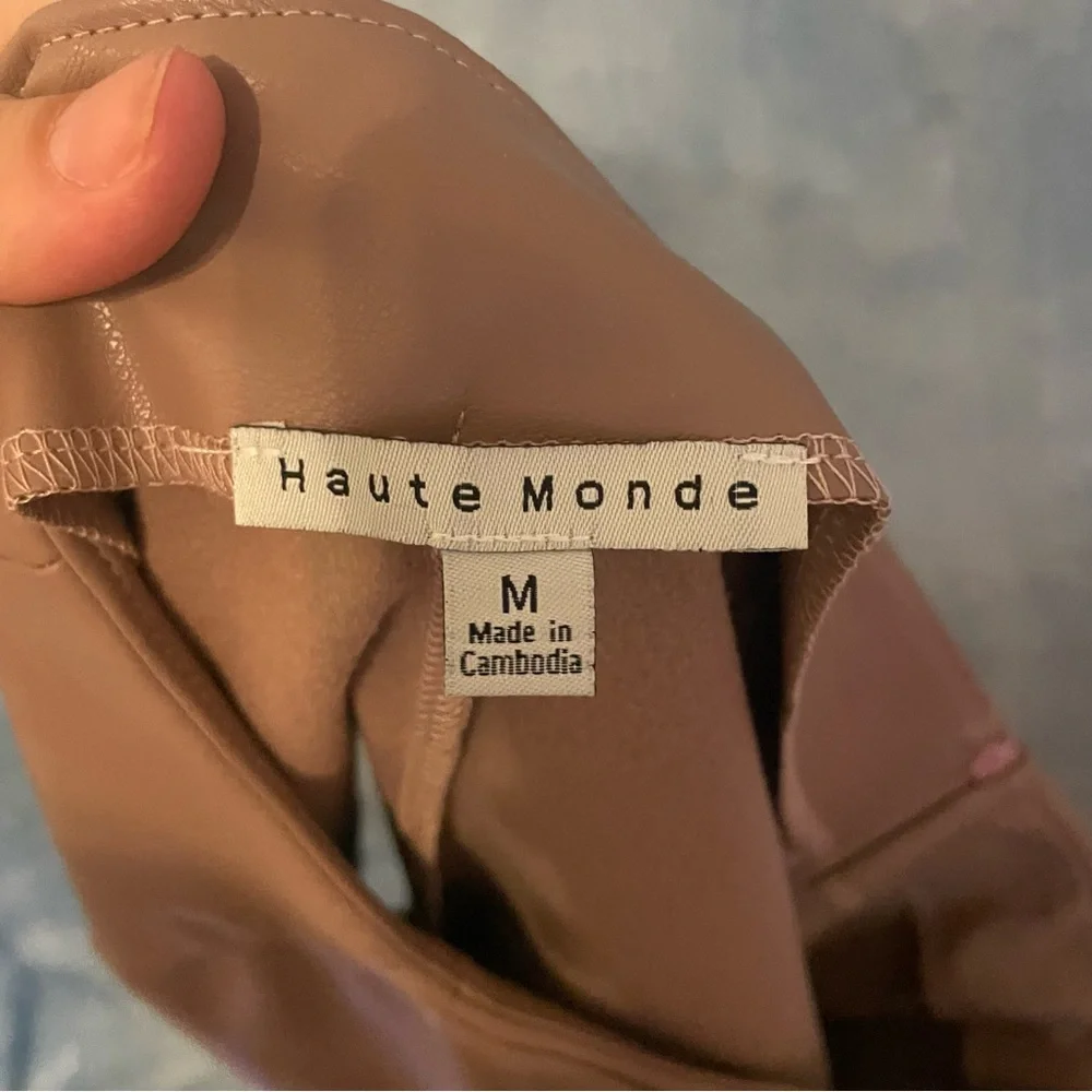 Haute Monde pleather skort - Picture 6 of 7